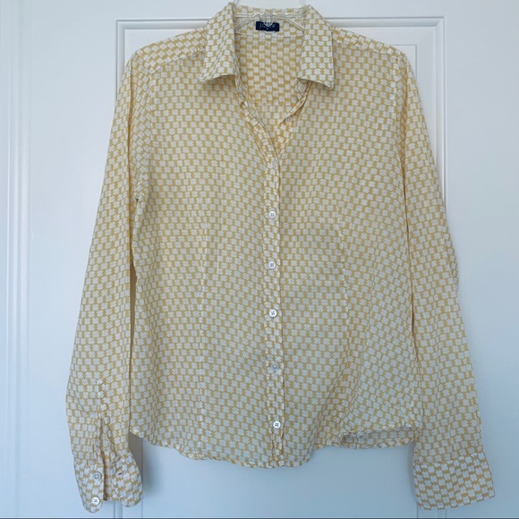 J. Crew Tops - J CREW BUTTON DOWN SHIRT LONG SLEEVE SIZE MEDIUM